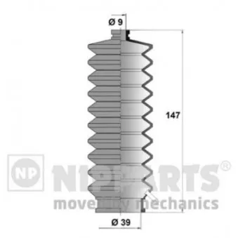 Joint-soufflet, direction NIPPARTS J2844000