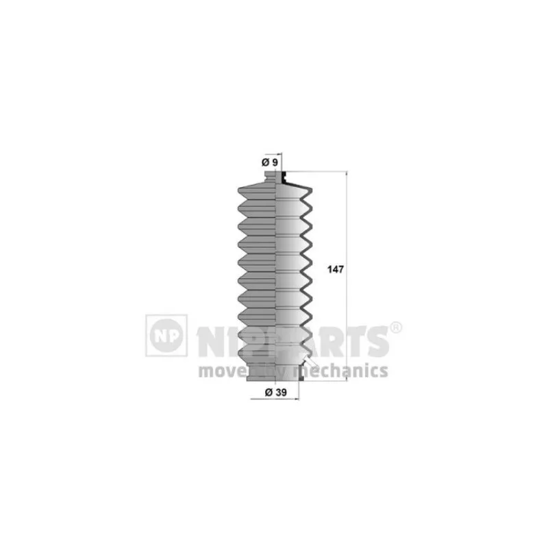 Joint-soufflet, direction NIPPARTS J2844000