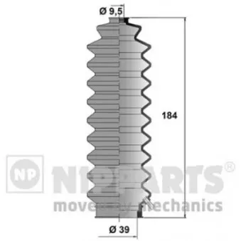 Joint-soufflet, direction NIPPARTS J2844001