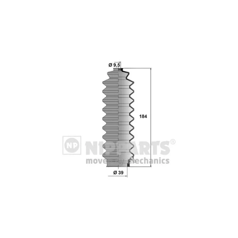 Joint-soufflet, direction NIPPARTS J2844001