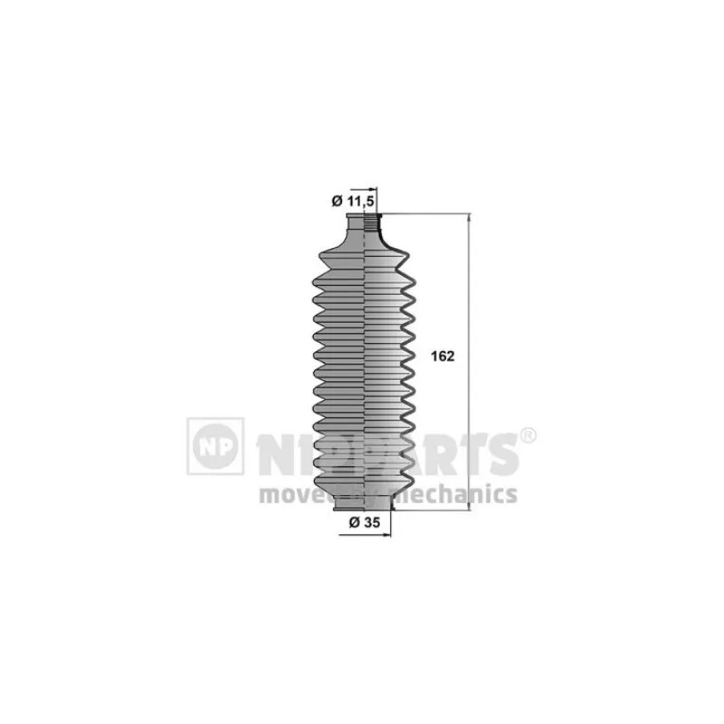 Joint-soufflet, direction NIPPARTS J2845005