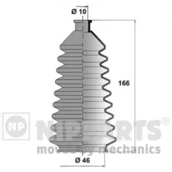 Joint-soufflet, direction NIPPARTS J2848000