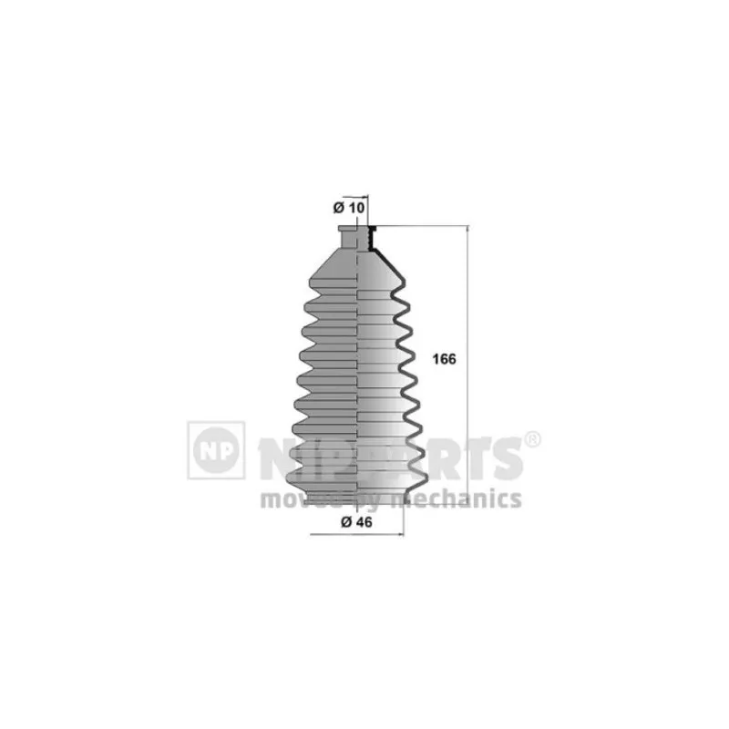 Joint-soufflet, direction NIPPARTS J2848000