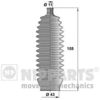 Joint-soufflet, direction NIPPARTS J2855000