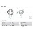 Alternateur BOSCH 0 986 080 420 - Visuel 1