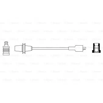 Câble d'allumage BOSCH 0 986 356 075