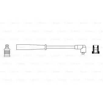 Câble d'allumage BOSCH 0 986 356 094