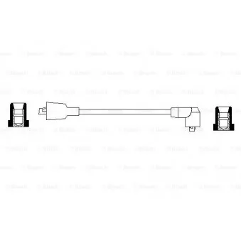 Câble d'allumage BOSCH 0 986 356 101