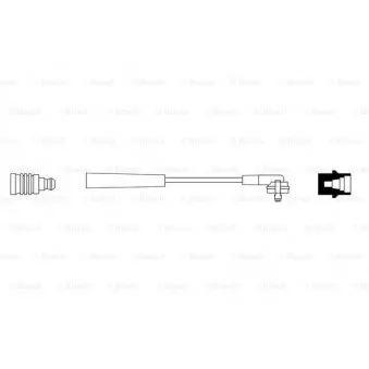Câble d'allumage BOSCH 0 986 356 102