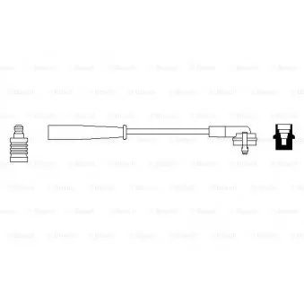 Câble d'allumage BOSCH 0 986 356 104