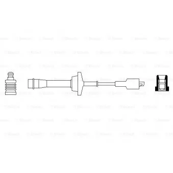 Câble d'allumage BOSCH 0 986 356 154