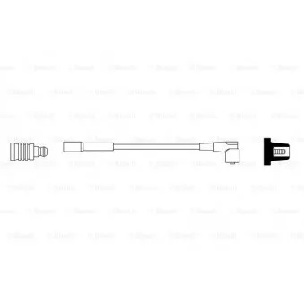 Câble d'allumage BOSCH 0 986 356 162