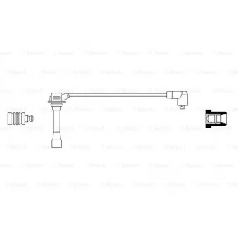 Câble d'allumage BOSCH 0 986 356 245