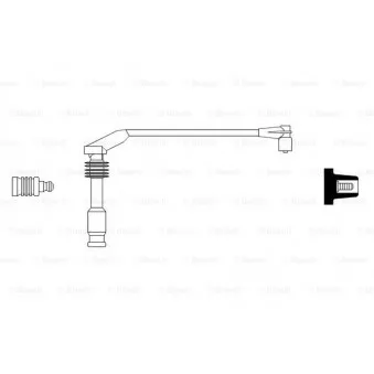 Câble d'allumage BOSCH 0 986 356 249