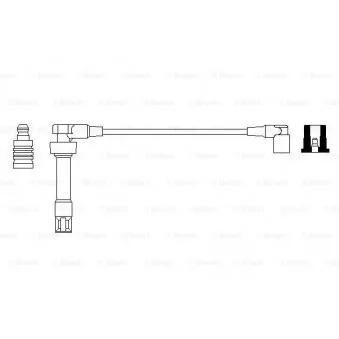 Câble d'allumage BOSCH 0 986 357 702