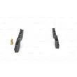 Jeu de 4 plaquettes de frein avant BOSCH 0 986 424 518 - Visuel 2