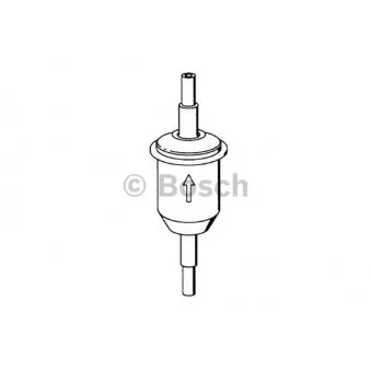 Filtre à carburant BOSCH 0 986 450 012