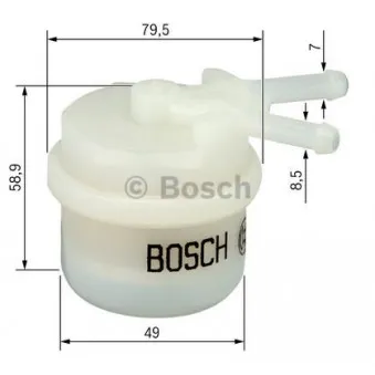 Filtre à carburant BOSCH 0 986 450 039