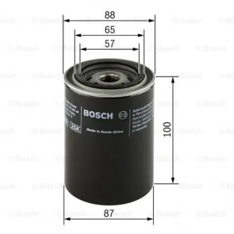 Filtre à huile BOSCH 0 986 452 006