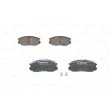 Jeu de 4 plaquettes de frein avant BOSCH 0 986 494 397 - Visuel 1