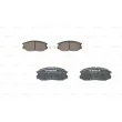 Jeu de 4 plaquettes de frein avant BOSCH 0 986 494 397 - Visuel 3