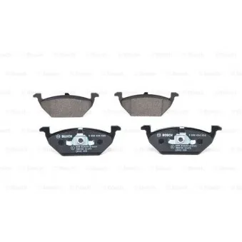 Jeu de 4 plaquettes de frein avant BOSCH 0 986 494 505