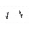 Jeu de 4 plaquettes de frein avant BOSCH 0 986 494 505 - Visuel 2