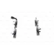 Jeu de 4 plaquettes de frein avant BOSCH 0 986 494 524 - Visuel 2