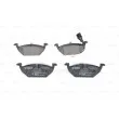 Jeu de 4 plaquettes de frein avant BOSCH 0 986 494 524 - Visuel 3