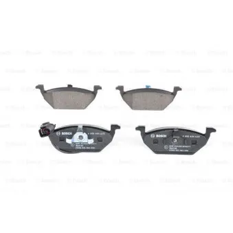 Jeu de 4 plaquettes de frein avant BOSCH 0 986 494 525