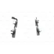 Jeu de 4 plaquettes de frein avant BOSCH 0 986 494 525 - Visuel 2