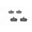 Jeu de 4 plaquettes de frein avant BOSCH 0 986 494 531 - Visuel 1