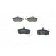 Jeu de 4 plaquettes de frein avant BOSCH 0 986 494 533 - Visuel 3