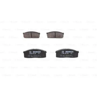 Jeu de 4 plaquettes de frein avant BOSCH 0 986 494 534