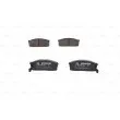 Jeu de 4 plaquettes de frein avant BOSCH 0 986 494 534 - Visuel 3