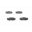 Jeu de 4 plaquettes de frein avant BOSCH 0 986 494 565 - Visuel 1