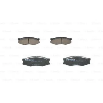 Jeu de 4 plaquettes de frein avant BOSCH 0 986 494 565