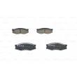 Jeu de 4 plaquettes de frein avant BOSCH 0 986 494 565 - Visuel 3
