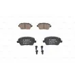 Jeu de 4 plaquettes de frein avant BOSCH 0 986 494 573 - Visuel 1