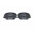 Jeu de 4 plaquettes de frein avant BOSCH 0 986 494 682 - Visuel 1