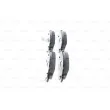 Jeu de 4 plaquettes de frein avant BOSCH 0 986 494 682 - Visuel 2