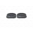 Jeu de 4 plaquettes de frein avant BOSCH 0 986 494 886 - Visuel 1