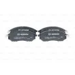 Jeu de 4 plaquettes de frein avant BOSCH 0 986 494 890 - Visuel 1