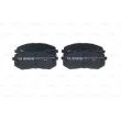 Jeu de 4 plaquettes de frein avant BOSCH 0 986 494 905 - Visuel 1