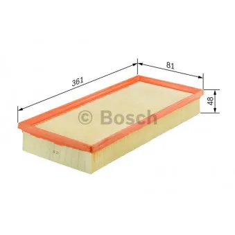 Filtre à air BOSCH 1 457 433 660