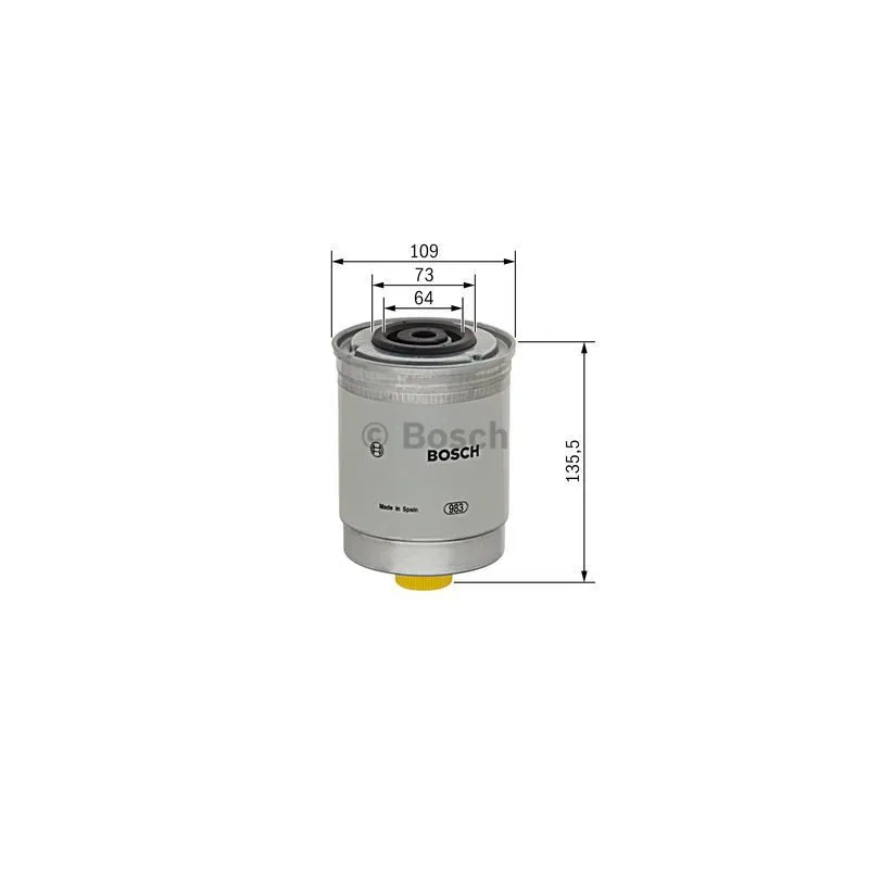 Filtre à carburant BOSCH 1 457 434 186