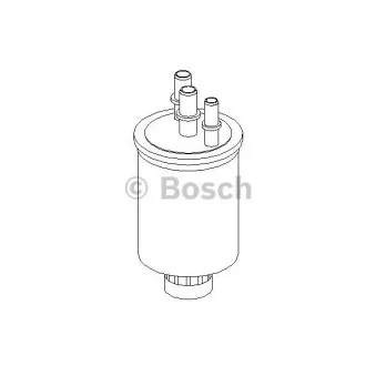 Filtre à carburant BOSCH 1 457 434 442