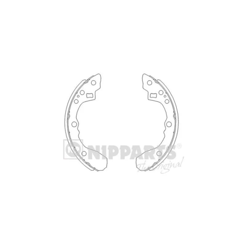 Jeu de mâchoires de frein NIPPARTS J3500308
