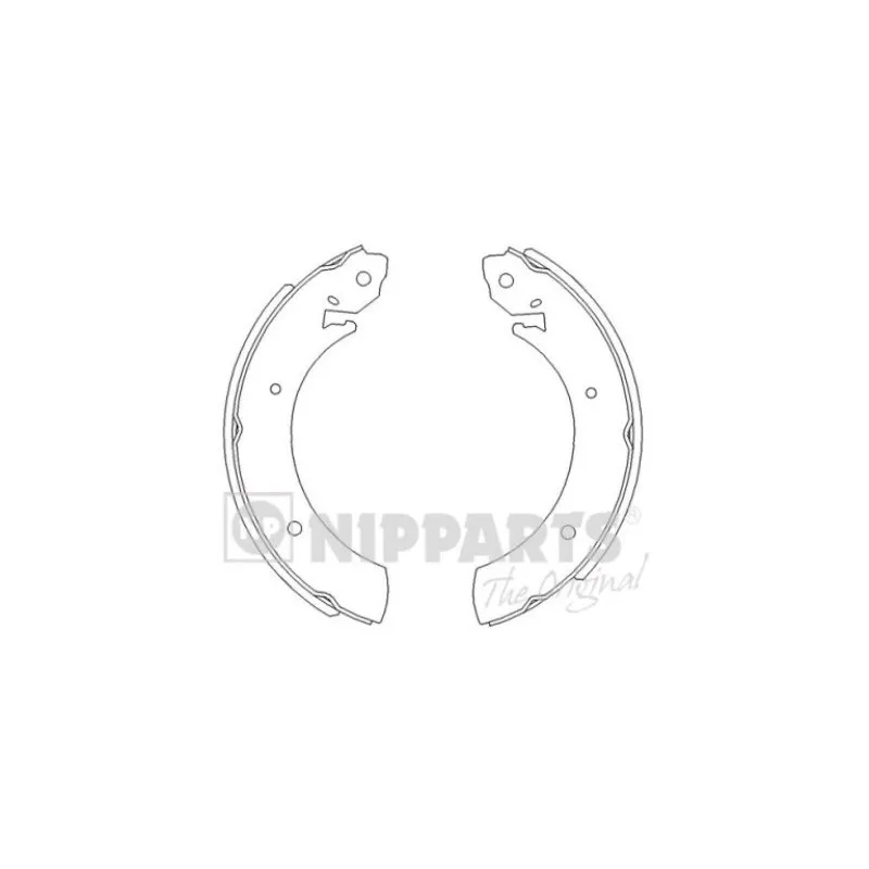 Jeu de mâchoires de frein NIPPARTS J3500502