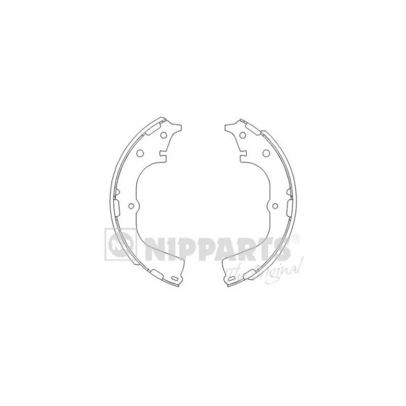 Jeu de mâchoires de frein NIPPARTS J3502046